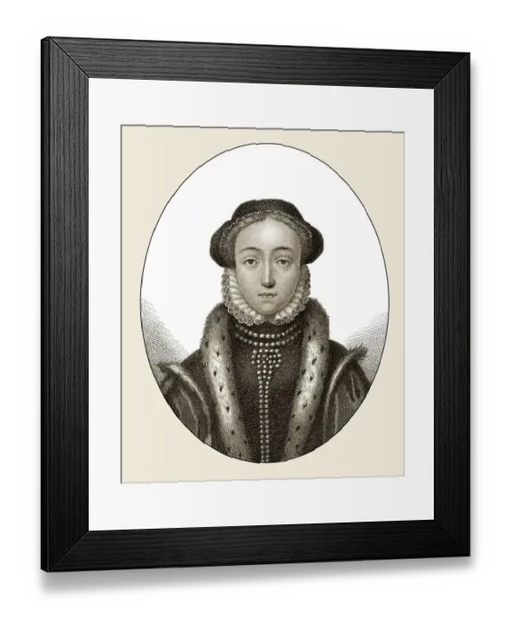 Framed Print : Lady Jane Grey, 1536 - 1554, briefly Queen of England