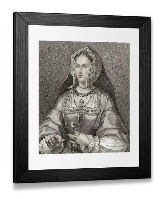 Framed Print : Joan Beauchamp, Countess of Ormond, 1396-1430
