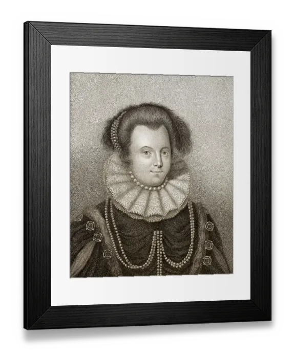 Framed Print : Margaret Clifford, nee Russell