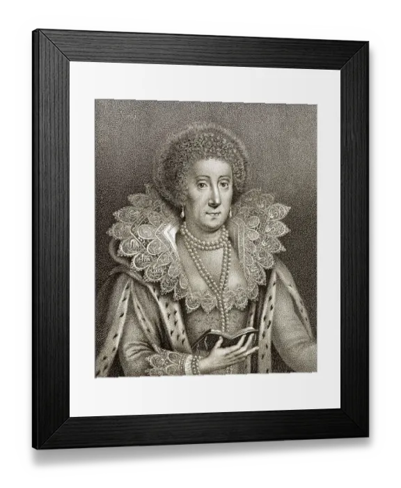Framed Print : Mary Herbert, Countess of Pembroke