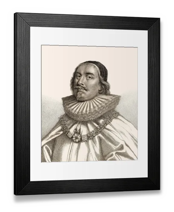 Framed Print : Edward Littleton, 1st Baron Lyttleton