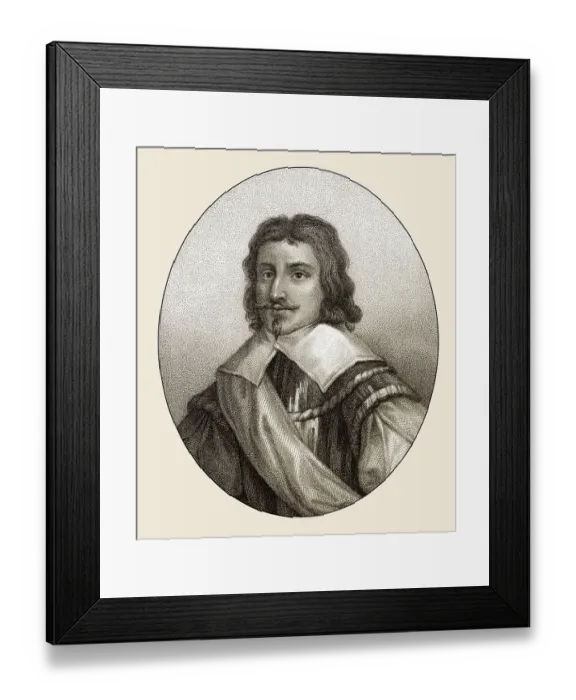 Framed Print : Robert Greville, 2nd Baron Brooke