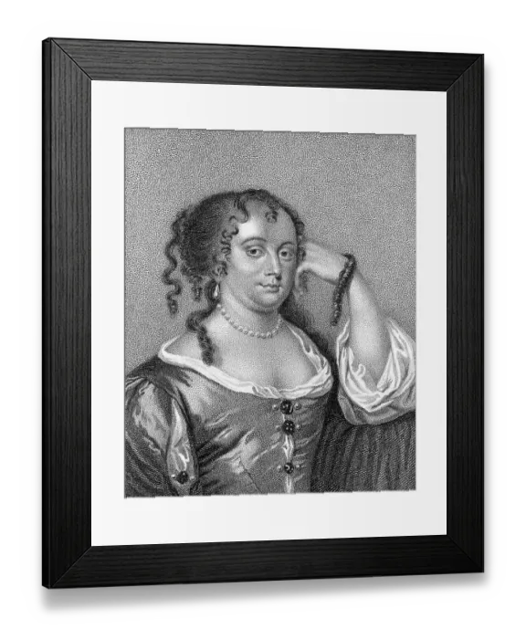Framed Print : Anne Hyde, 1637-1671, Duchess of York and of Albany as the first wife of the future King James II of England