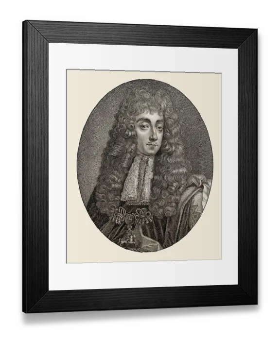 Framed Print : George Villiers, 2nd Duke of Buckingham Framed Print : George Villiers, 2nd Duke of Buckingham