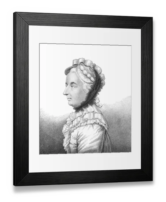 Framed Print : Anna Chamber Countess Temple, 1709 - 1777