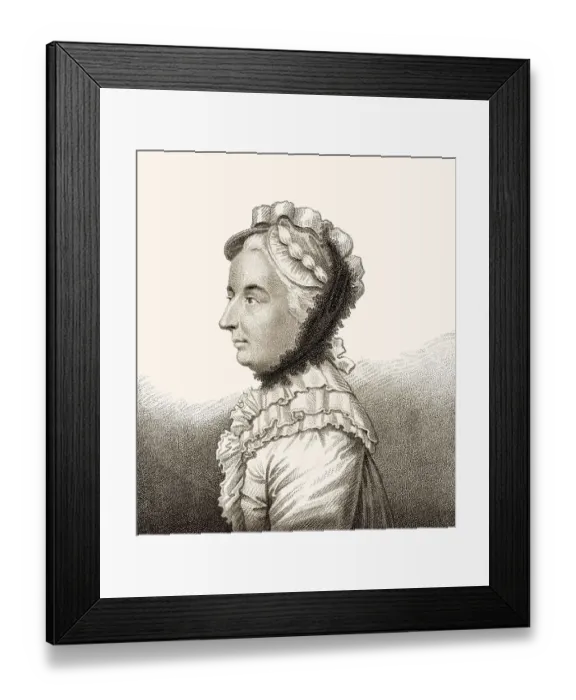 Framed Print : Anna Chamber Countess Temple, 1709 - 1777 Framed Print : Anna Chamber Countess Temple, 1709 - 1777
