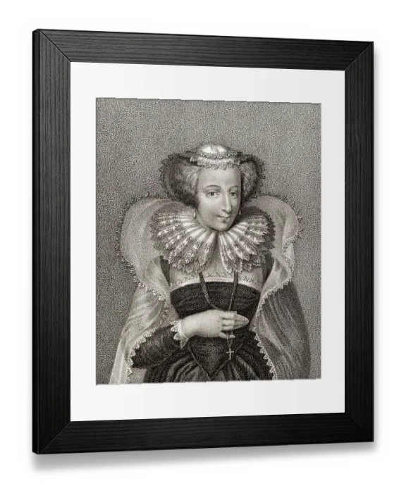 Framed Print : Mary Stuart or Mary I. 1542-1587 Framed Print : Mary Stuart or Mary I. 1542-1587