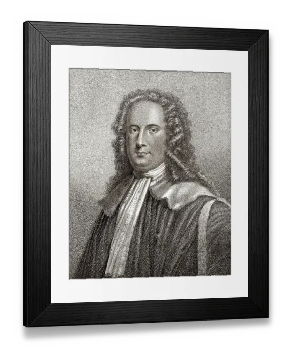 Framed Print : John Shute Barrington, 1st Viscount Barrington