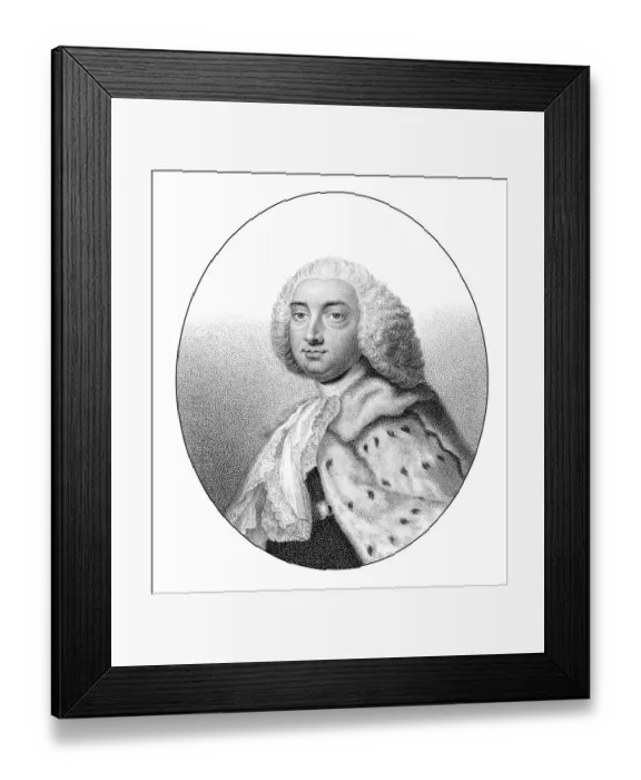Framed Print : John Perceval, 2nd Earl of Egmont