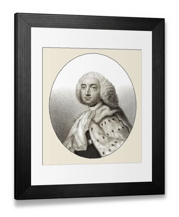 Framed Print : John Perceval, 2nd Earl of Egmont