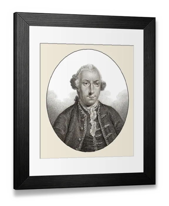 Framed Print : Frederick Calvert, 6th Baron Baltimore