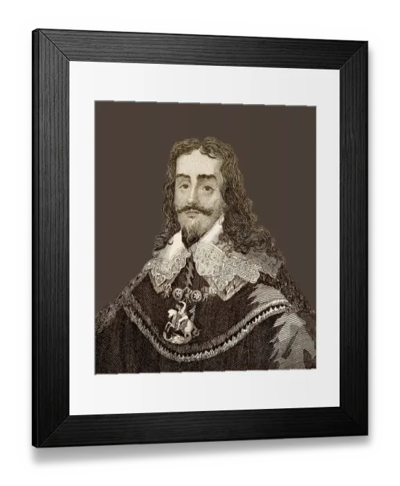 Framed Print : Charles I, 1600 - 1649, king of England Framed Print : Charles I, 1600 - 1649, king of England
