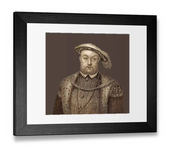 Framed Print : Henry VIII, 1491-1547, King of England