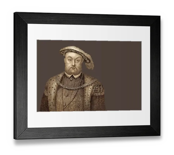 Framed Print : Henry VIII, 1491-1547, King of England Framed Print : Henry VIII, 1491-1547, King of England