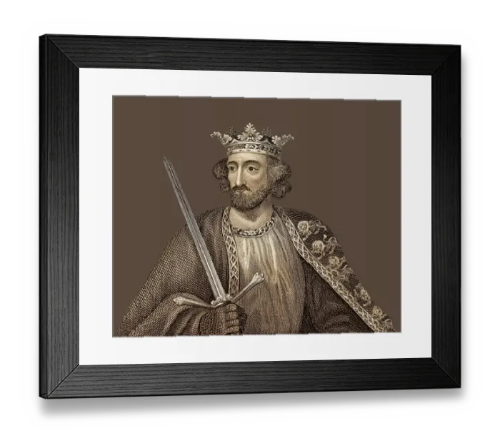 Framed Print : Edward I or Edward Longshanks and the Hammer of the Scots