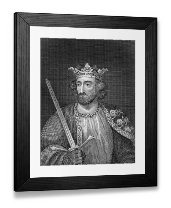 Framed Print : Edward I or Edward Longshanks and the Hammer of the Scots
