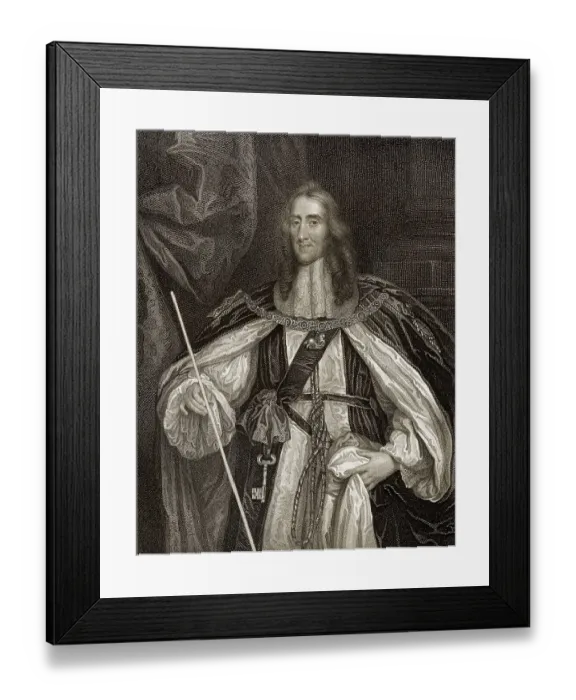 Framed Print : Edward Montagu, 2nd Earl of Manchester