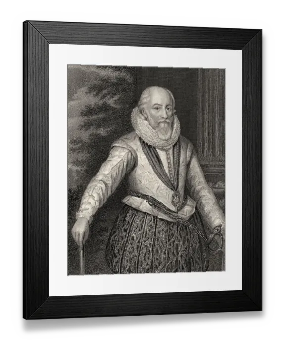 Framed Print : Edward Somerset, 4th Earl of Worcester