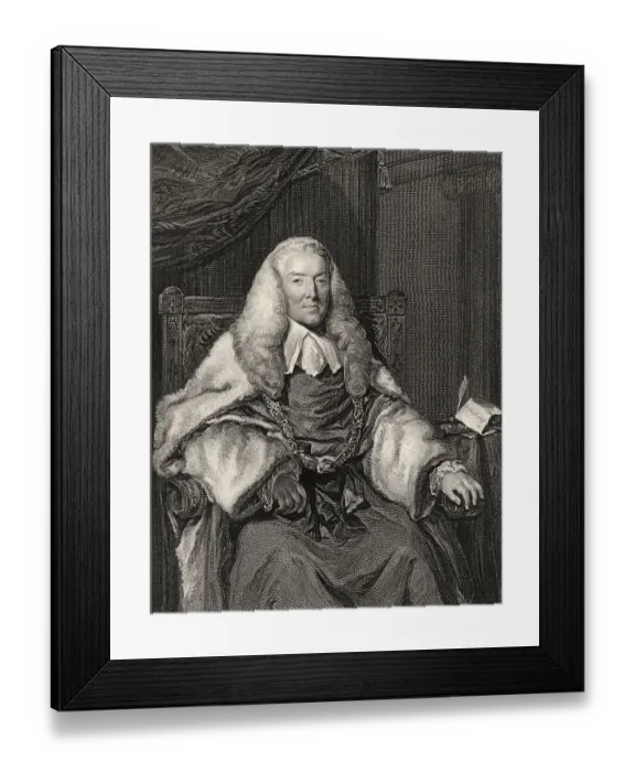 Framed Print : William Murray, 1. Earl of Mansfield Framed Print : William Murray, 1. Earl of Mansfield