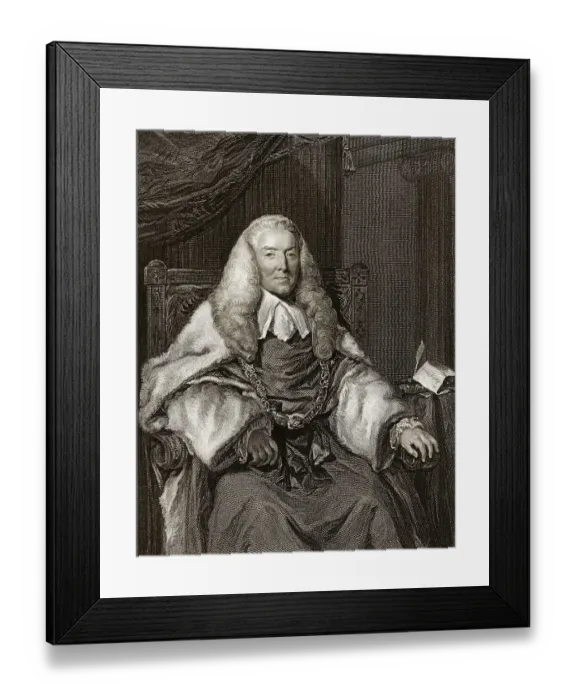 Framed Print : William Murray, 1. Earl of Mansfield