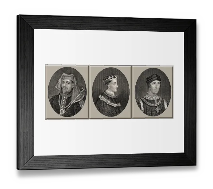 Framed Print : Koenige von England, Heinrich IV Framed Print : Koenige von England, Heinrich IV