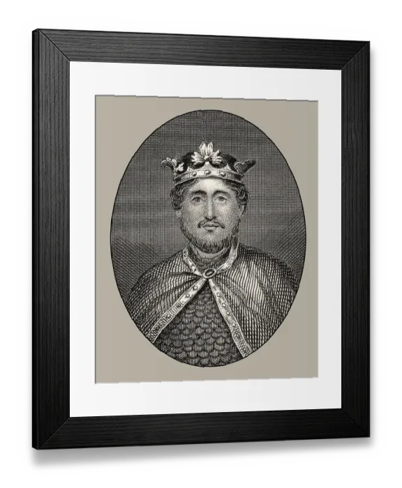 Framed Print : Richard I, 1157-1199, King of England Framed Print : Richard I, 1157-1199, King of England