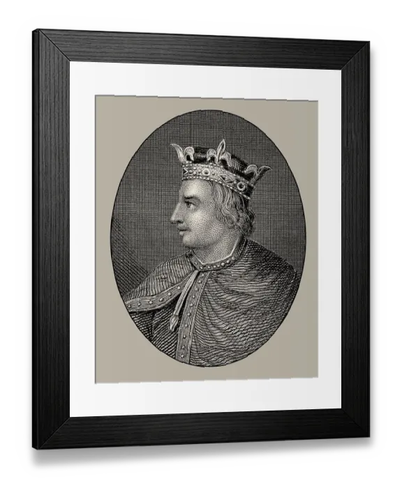 Framed Print : Henry II, or Henry Curtmantle, Henry FitzEmpress or Henry Plantagenet