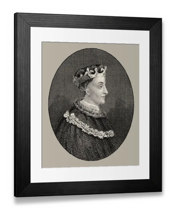 Framed Print : Henry V, 1386-1422, King of England, Great Britain