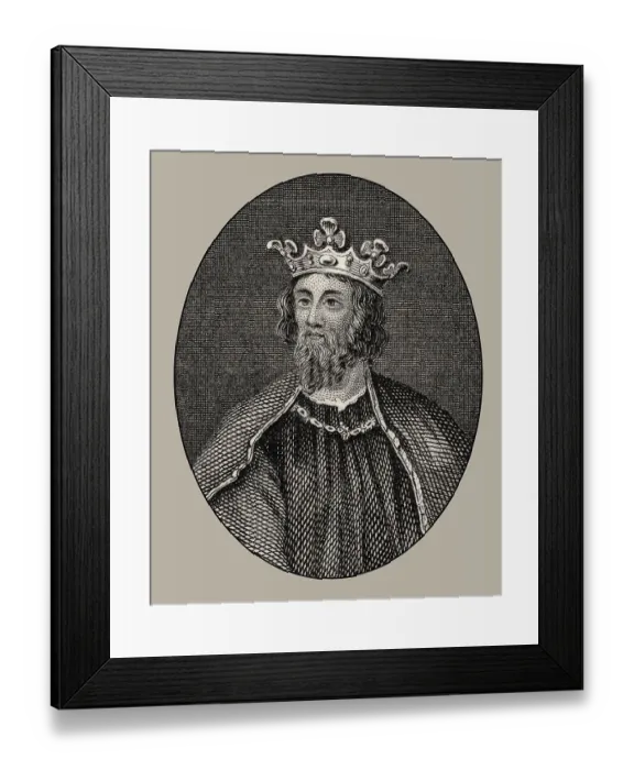 Framed Print : Edward II, Edward of Caernarfon
