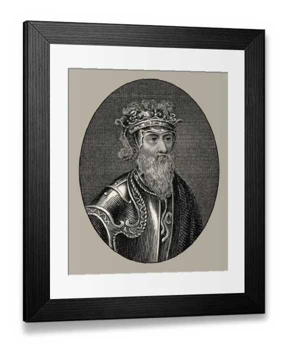 Framed Print : Edward III, 1312-1377, King of England
