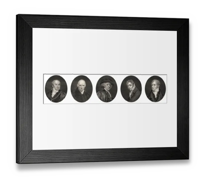 Framed Print : Englische Maler, 18. und 19. Jahrhundert