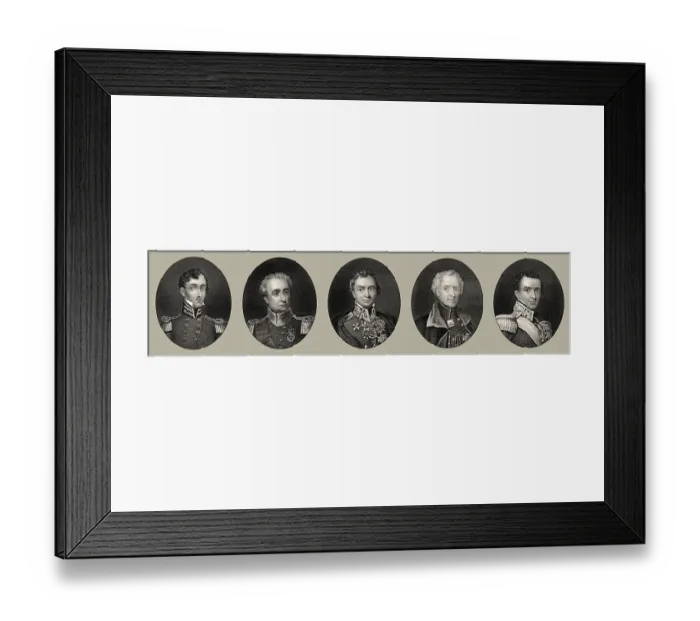 Framed Print : Offiziere der britischen Armee in Indien Framed Print : Offiziere der britischen Armee in Indien