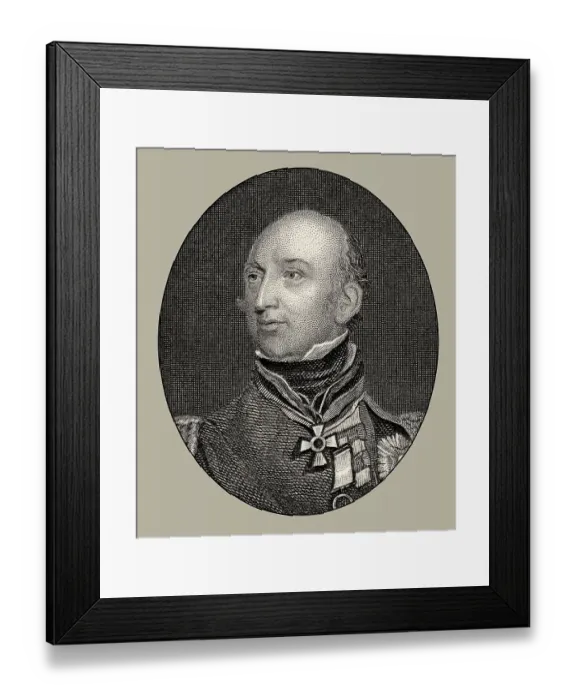 Framed Print : Sir Edward Codrington, 1770-1851