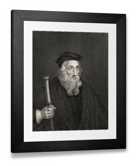 Framed Print : John Wycliffe oder Doctor evangelicus Framed Print : John Wycliffe oder Doctor evangelicus