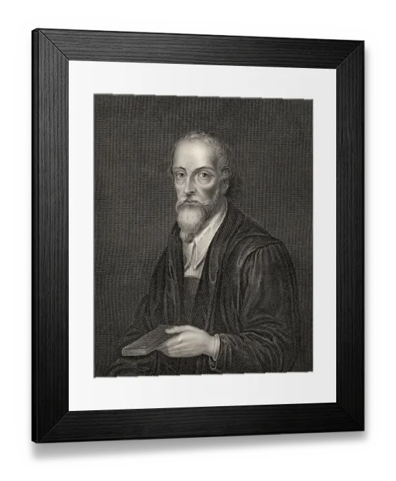 Framed Print : Nicholas Ridley, c. 1500-1555, an English Bishop of London