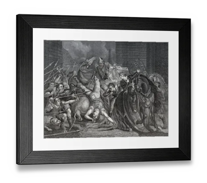 Framed Print : Sir William Walworth, Oberbuergermeister von London