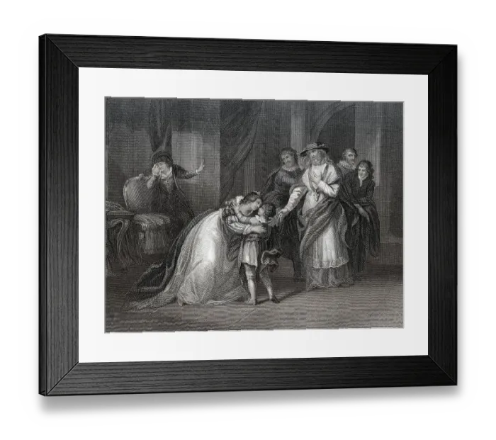 Framed Print : Elizabeth Woodville, Koenigingemahlin von England