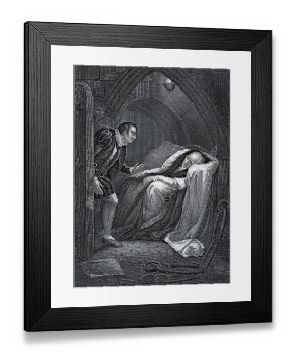 Framed Print : Tod von Sir Edmund Mortimer, 1376-1409