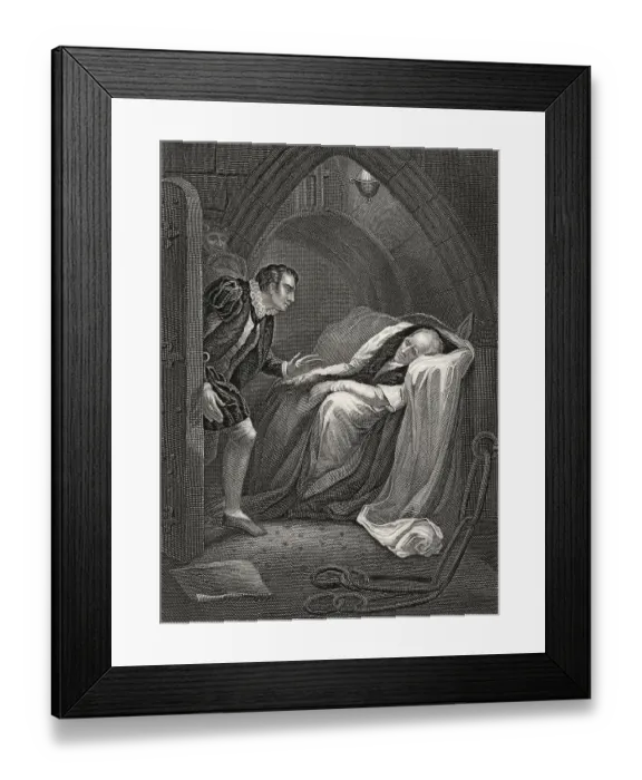 Framed Print : Tod von Sir Edmund Mortimer, 1376-1409 Framed Print : Tod von Sir Edmund Mortimer, 1376-1409