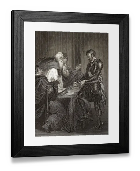Framed Print : John de Warenne, 6. Graf von Surrey Framed Print : John de Warenne, 6. Graf von Surrey