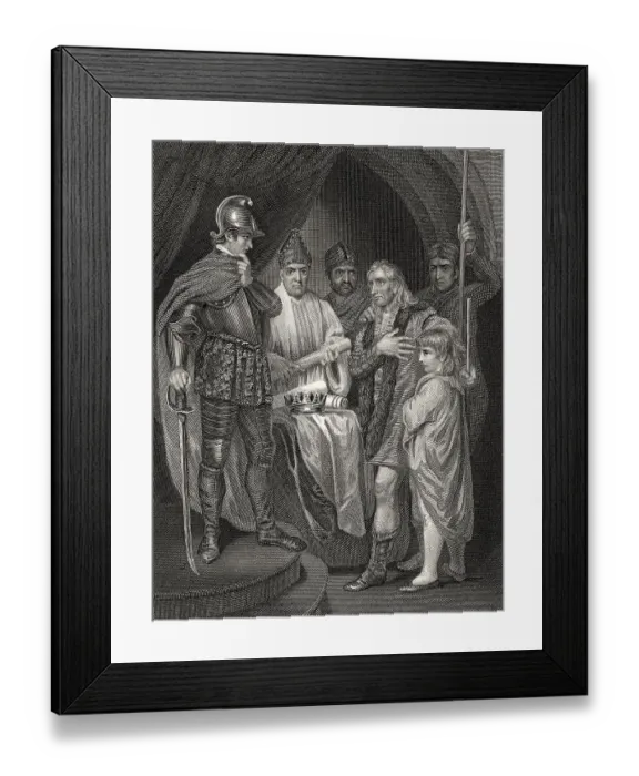 Framed Print : John Balliol, 1250-1314, Koenig der Schotten Framed Print : John Balliol, 1250-1314, Koenig der Schotten