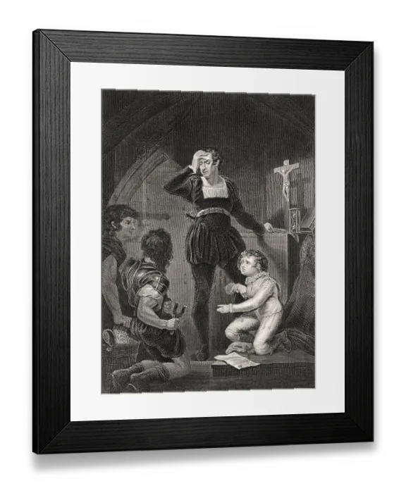 Framed Print : Prinz Arthur, Herzog der Bretagne Framed Print : Prinz Arthur, Herzog der Bretagne