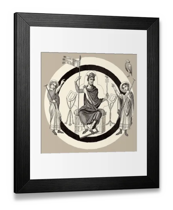 Framed Print : Harold I. oder Harold Harefoot, ca Framed Print : Harold I. oder Harold Harefoot, ca