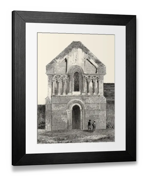 Framed Print : Burgh Castle, Norfolk, England, 18. Jahrhundert