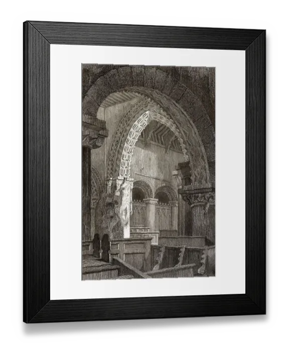 Framed Print : Pfarrkirche All Saint, Walsoken