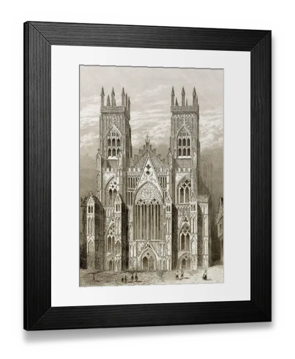 Framed Print : York Minster or Cathedral and Metropolitical Church of Saint Peter in York Framed Print : York Minster or Cathedral and Metropolitical Church of Saint Peter in York