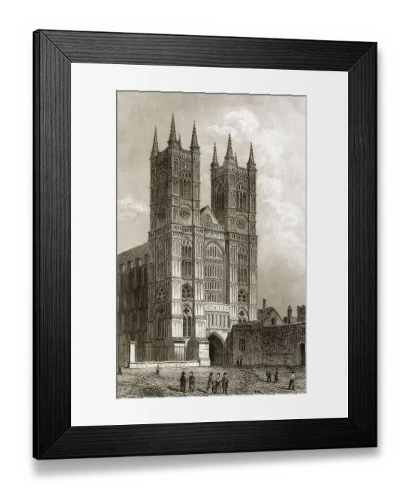 Framed Print : West Front of Westminster Abbey Framed Print : West Front of Westminster Abbey