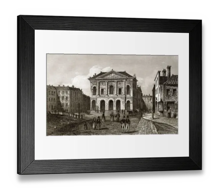 Framed Print : The Former Middlesex Session House or the Old Sessions House