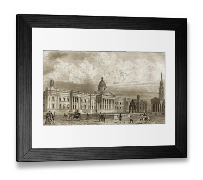 Framed Print : The National Gallery, Trafalgar Square Framed Print : The National Gallery, Trafalgar Square