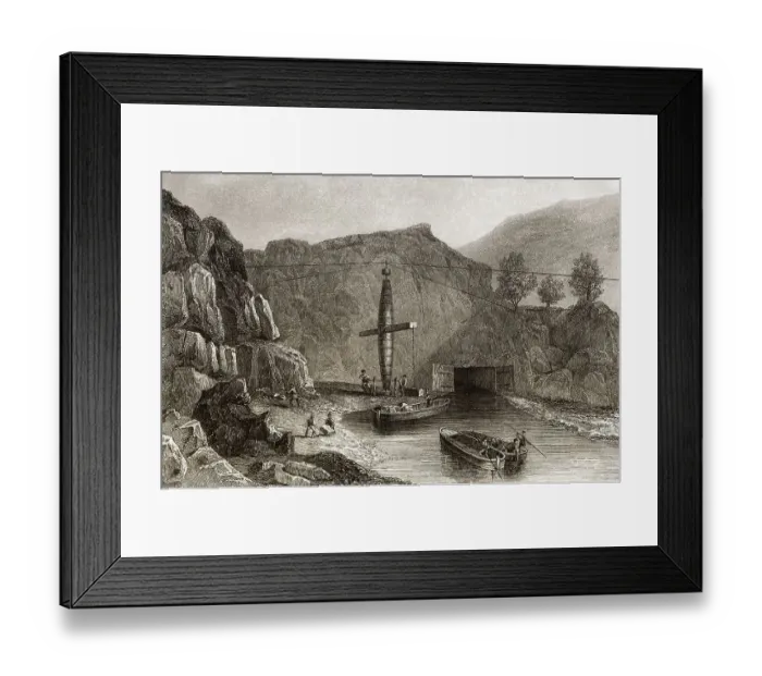 Framed Print : Entrance to the Worsley Navigable Levels Framed Print : Entrance to the Worsley Navigable Levels
